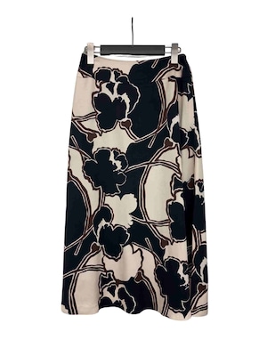 ＤＥＶＥＡＵＸビスプリントスカート(ブラウン・フラワー)