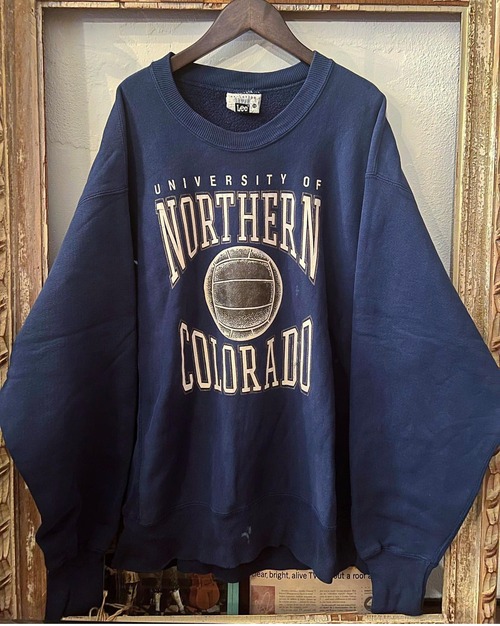 90s 〜 LEE "university northern Colorado" reverse weave type sweat 【2XL】