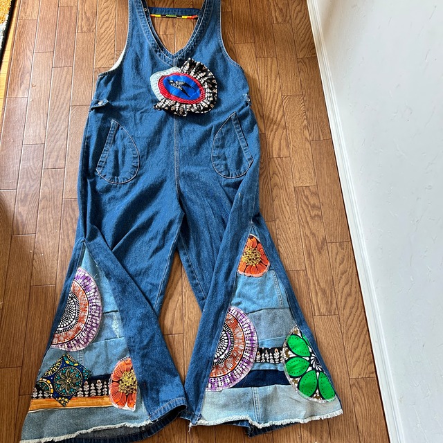 アフリカンリメイクサロペット