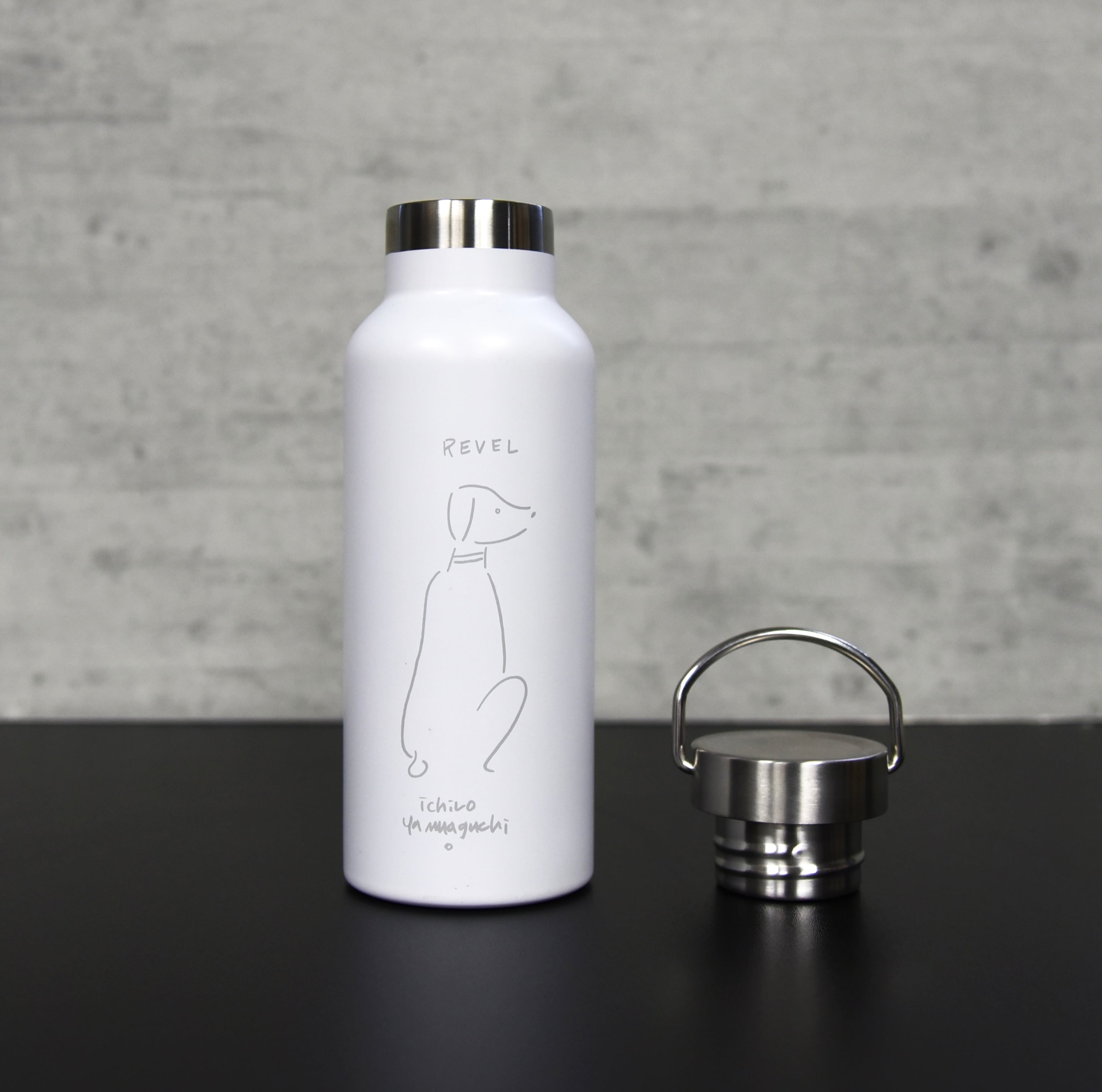 山口一郎さん × REVEL サーモボトル ホワイト | revel ｜ ペット用品