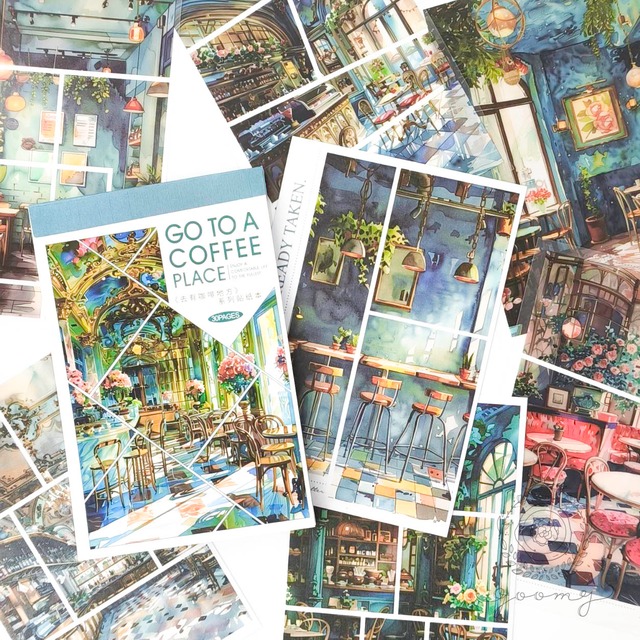 30枚入りシールパッド GO TO A COFFEE 3 <S1037>