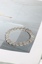 シルバールチルクォーツ | 天然石 ブレスレット | Silver rutile quartz ◇ eekphool   ◇ br00018