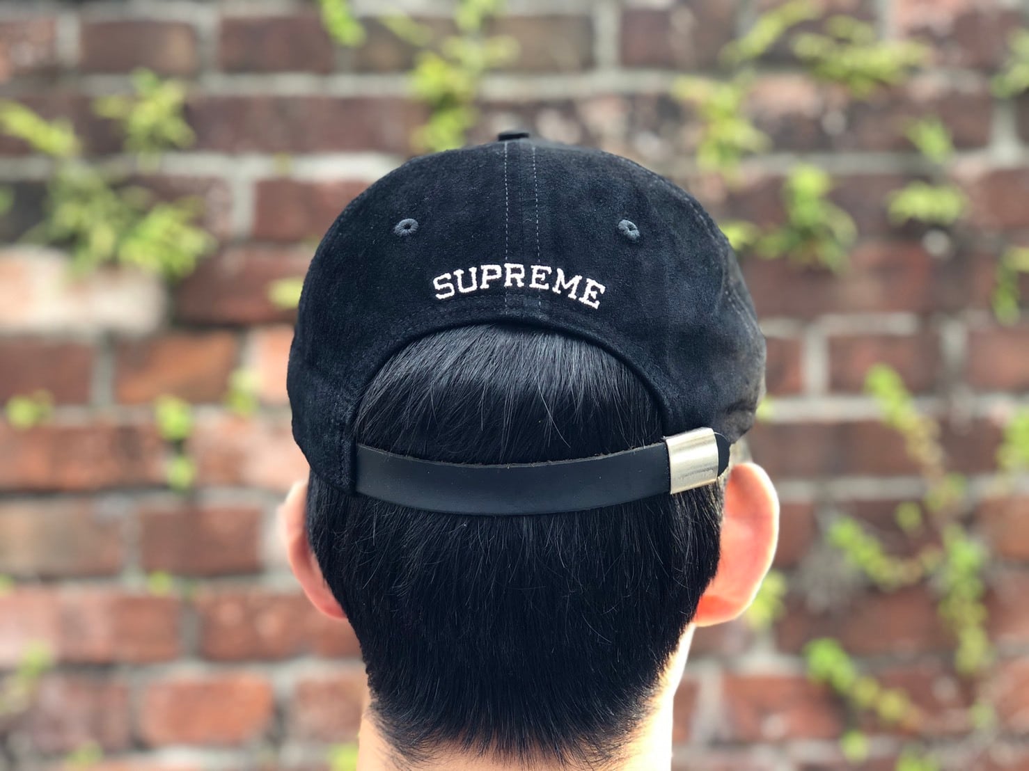 Supreme 16AW SUEDE S LOGO 6-PANEL CAP BLACK 25JD5834 | BRAND 
