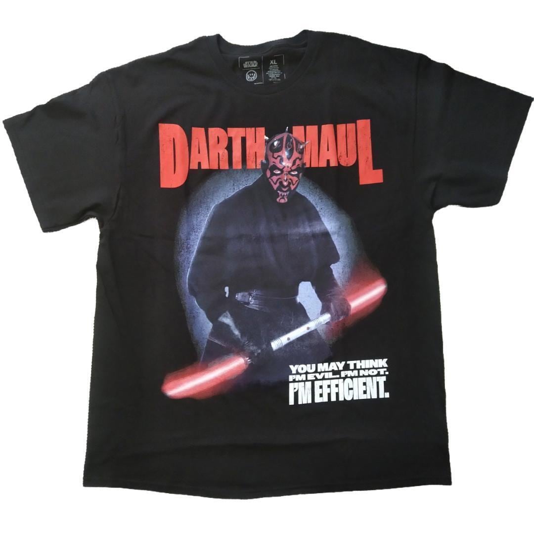 スターウォーズ Tシャツ XLサイズ 黒 ダース・モール ムービーT 映画T