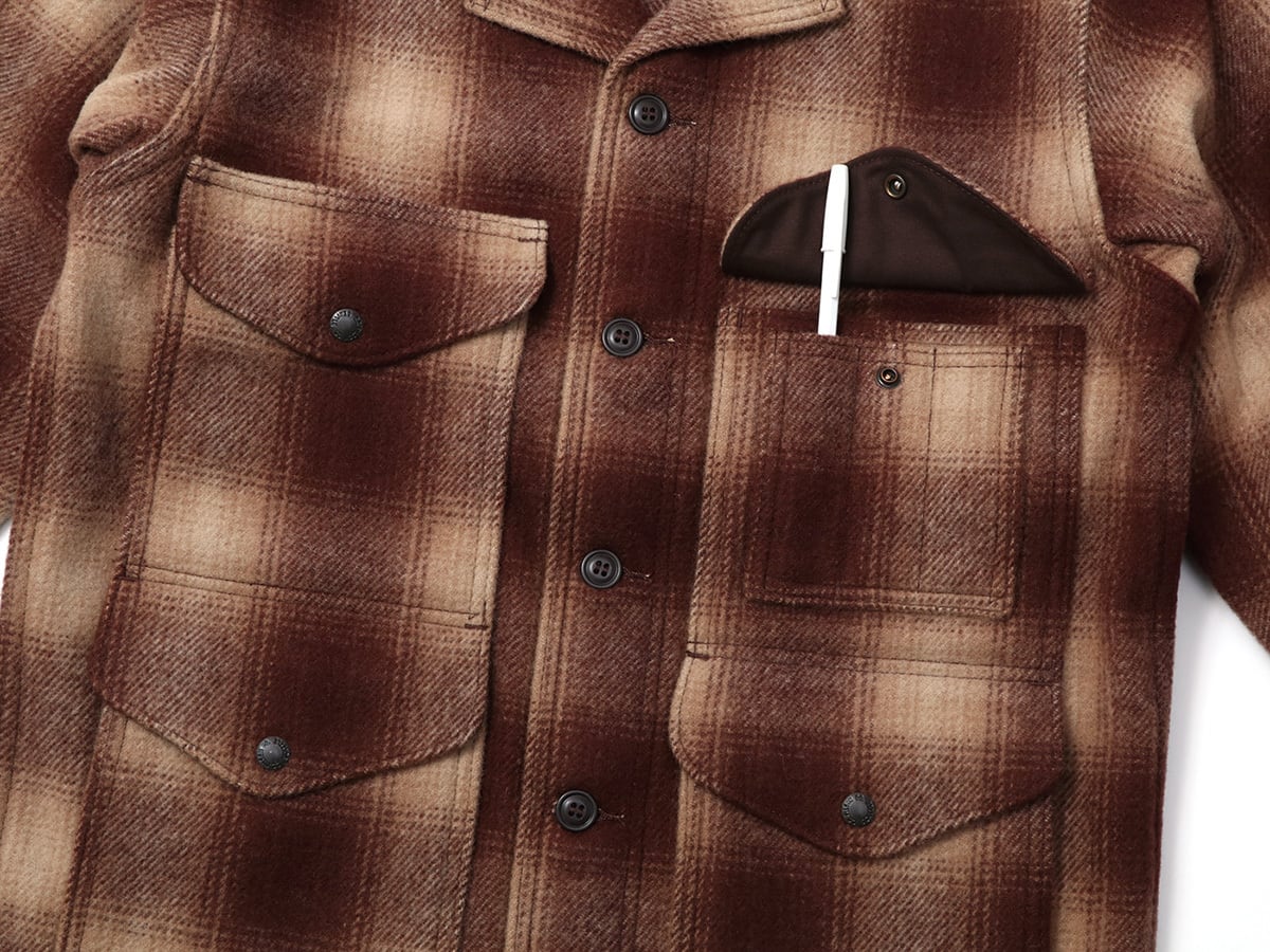FILSON フィルソン BROWN×TAN OMBRE マッキーノクルーザー ジャケット
