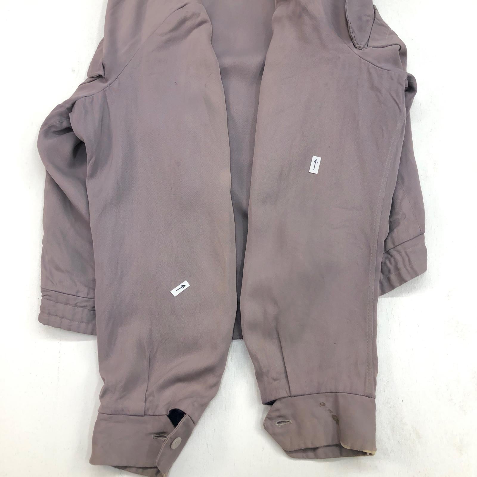 60s頃コットンギャバジャン棒TALON　Ｌサイズくらい UNKNOWN 50 -60年代 レーヨン系 ギャバジャン ギャバジンジャケット