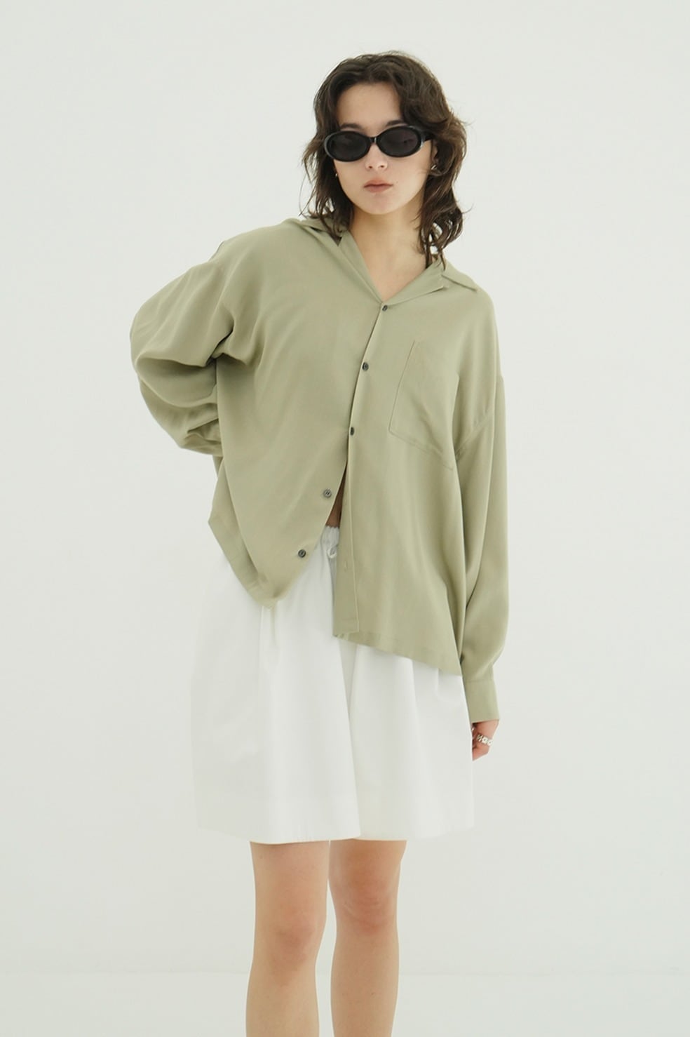 CLANE LOW WAIST DRAWSTRING HALF PANTS 3色展開 | FLICKA ASHIYA