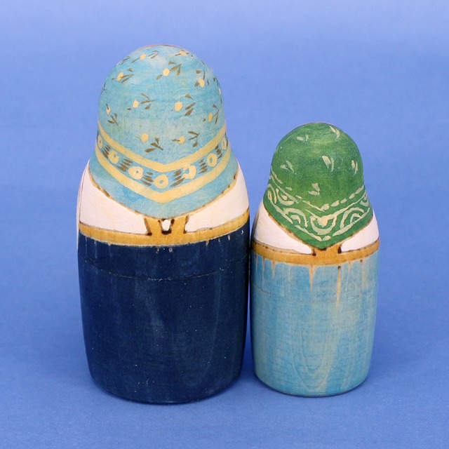 マリア・ドミトリエワ作　マトリョーシカ　8個型
