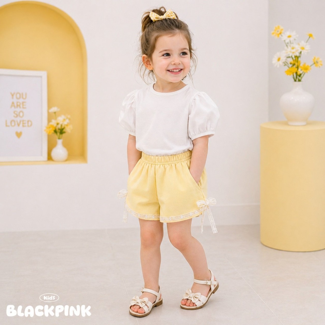 [BLACKPINK] Candy Lace Shorts (2XL) / [블랙핑크] 캔디레이스반바지 (2XL)