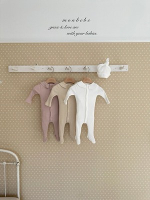 【予約】monbebe Collar frill suit