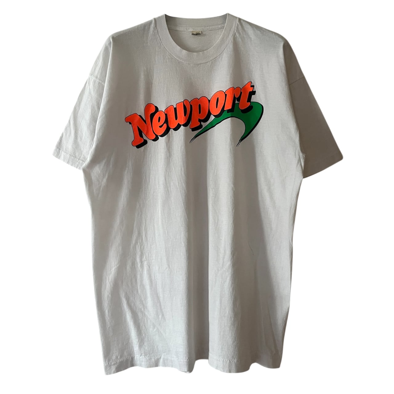 Newport 90s Orange Green Logo Tee | Vintage High Line
