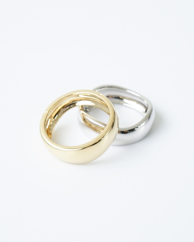 Love me ring YG750 Gold Silver〈Cartier vintage〉