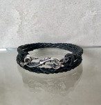 Arabesque S-shaped bracelet(classic roo lace)black