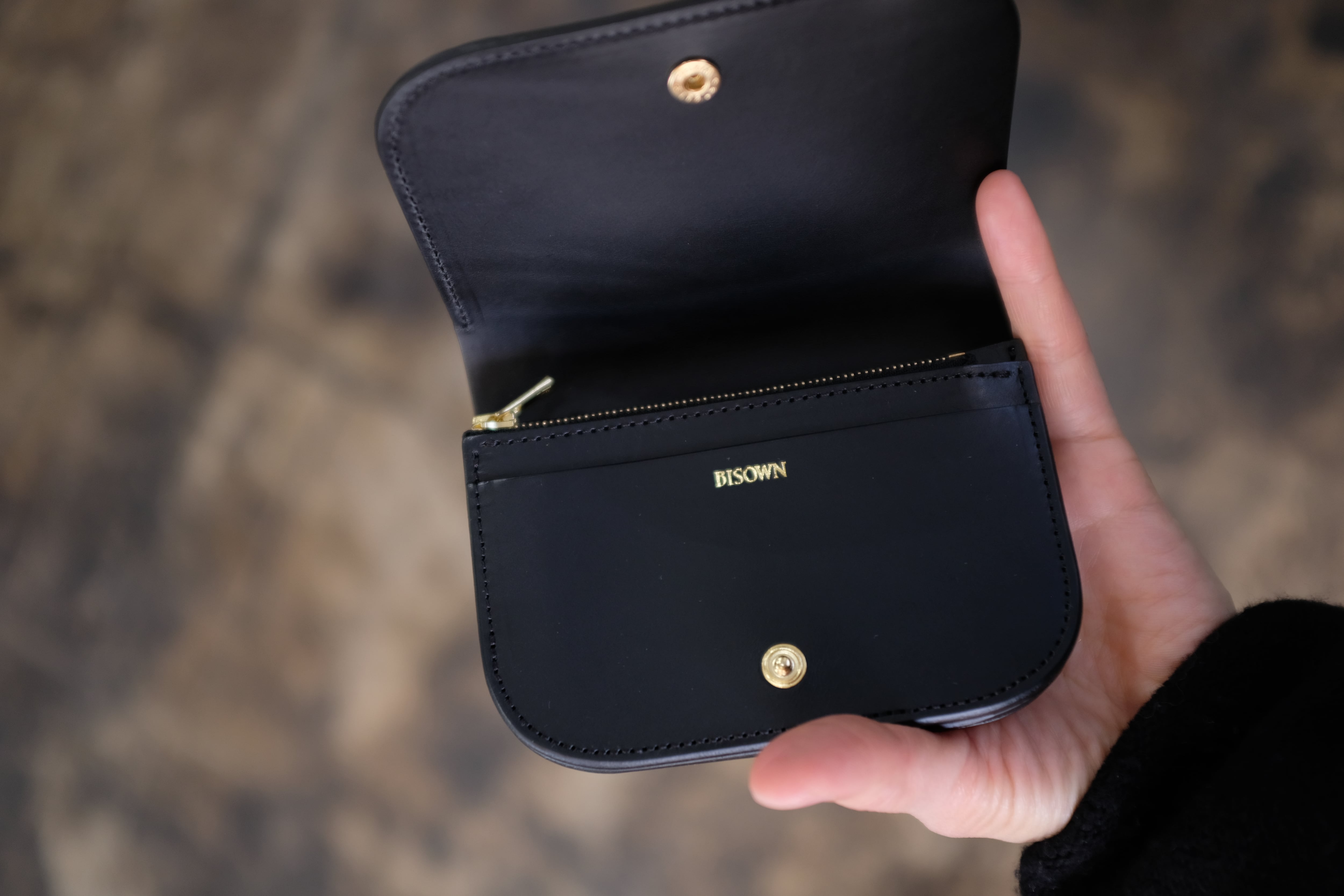 BISOWN]BOAT WALLET OSTRICH | YES-姫路の美容院と服のお店YES(イエス