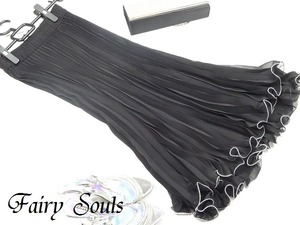 ★送料無料★フリー（9～11号位）☆ダンスに最適！プリーツロング丈のスカ－ト (SKN9256)