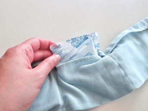 雪国どうぶつのクールネックガーゼ【ノンホルマリン加工】