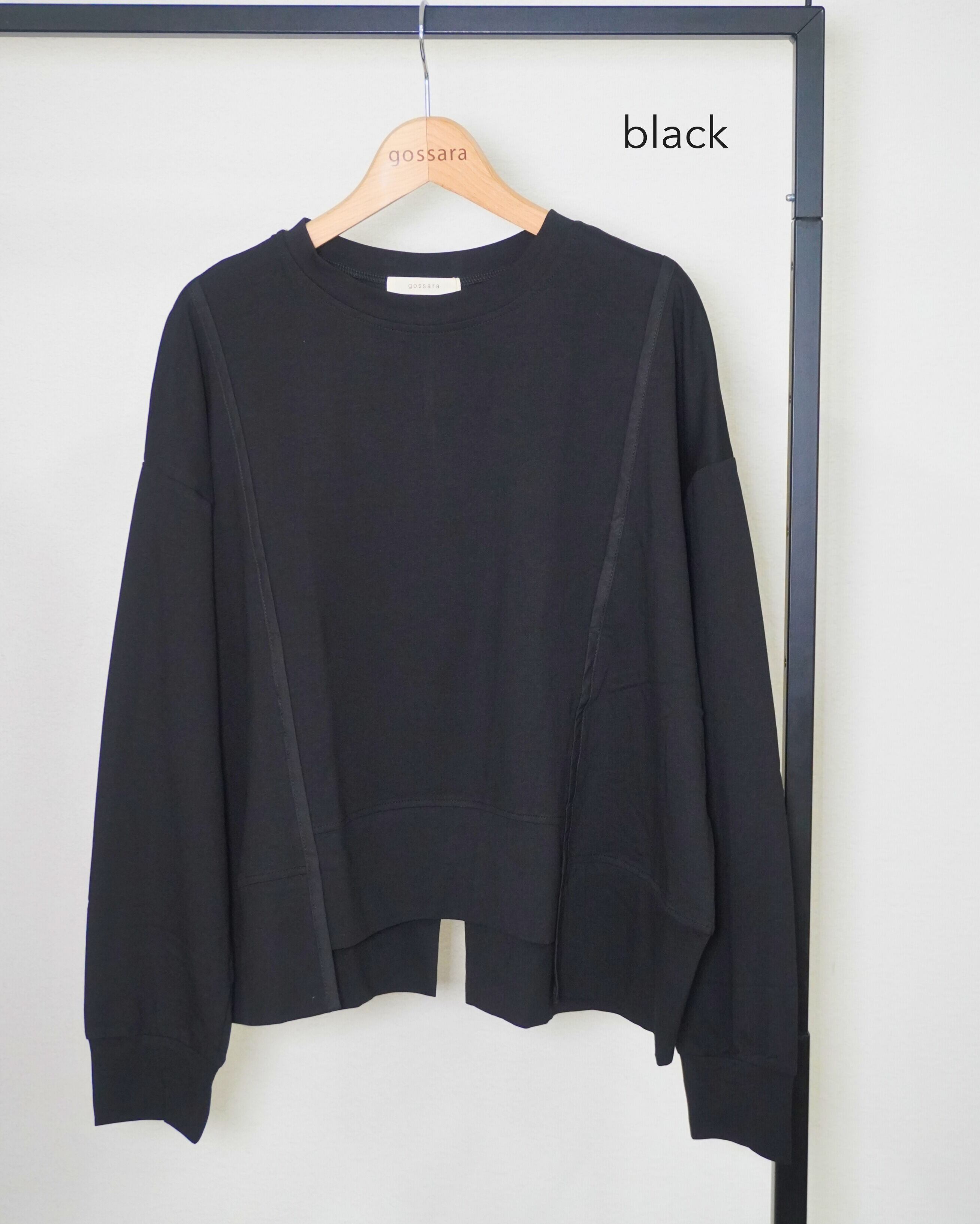 後ZIP変形ロンT 5281058（0909） | gossara(ゴサラ)