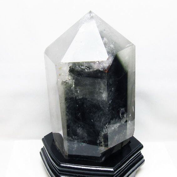 5.7Kg グリーンファントム 六角柱 台座付属 一点物 162-409