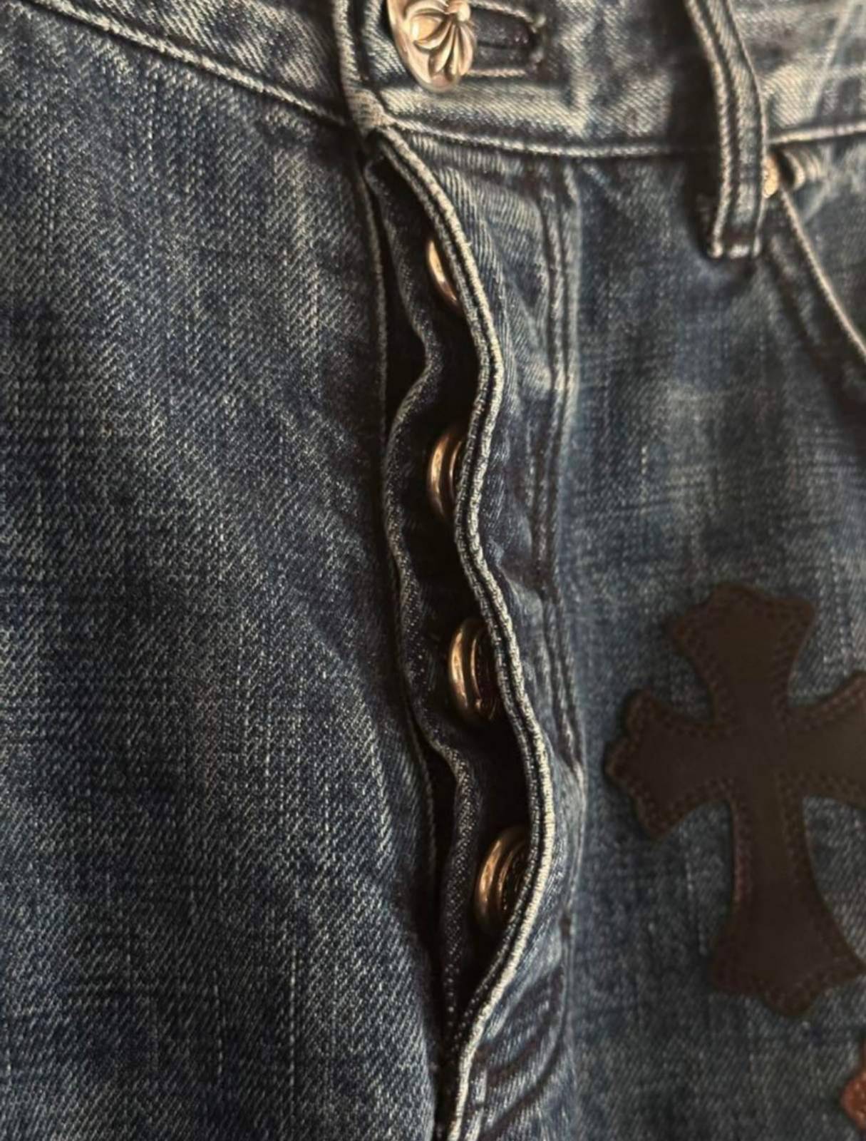 CHROME HEARTS クロムハーツ デニム クロスパッチ パンツ ジーパン