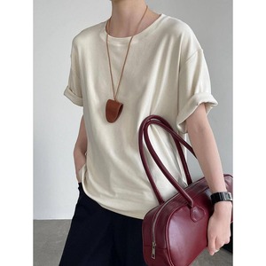 roll-up sleeve loose-fit shirt