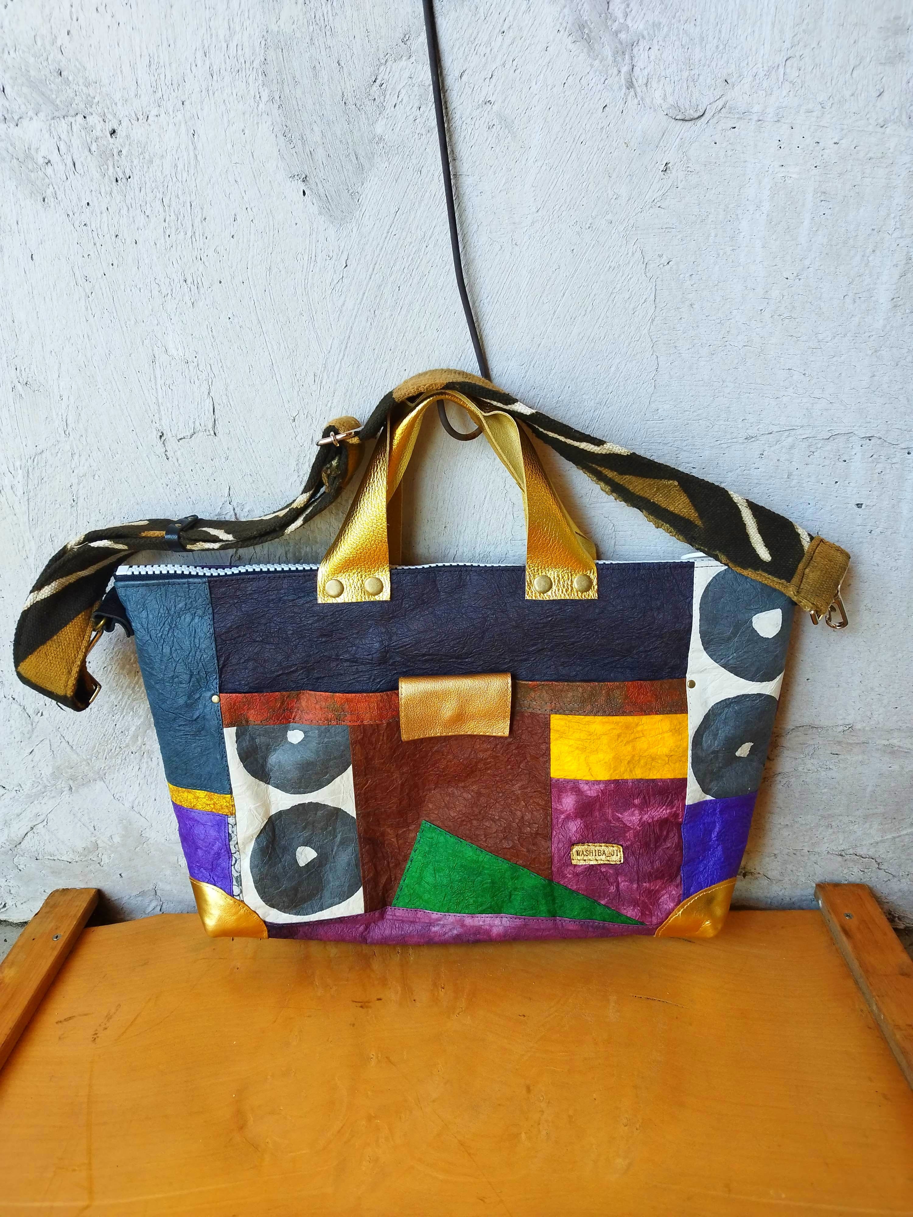 №2406027山ぶどう籠付和紙鞄М | Pay ID