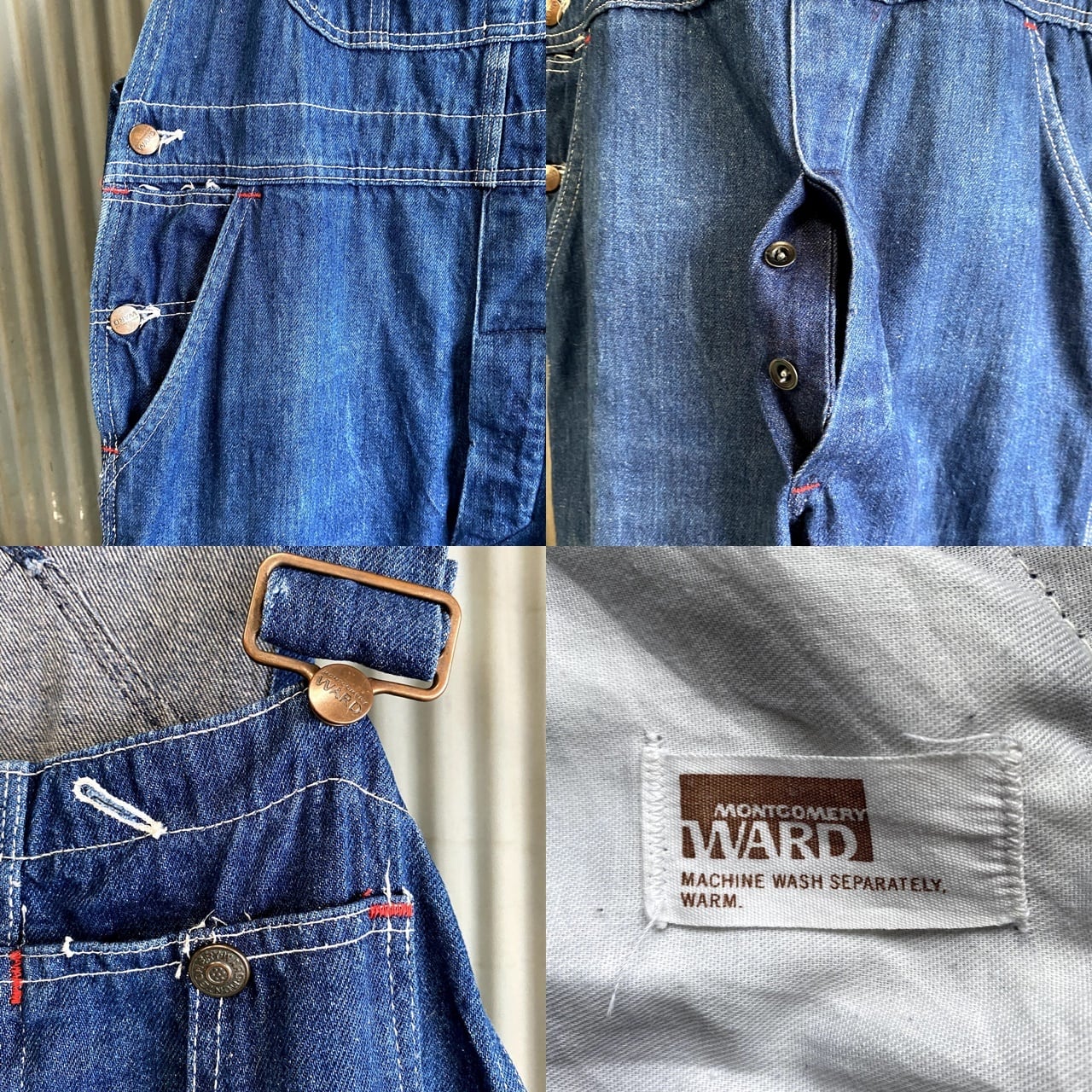 70s MONTGOMERY WARD モンゴメリーワード OVERALLS - 通販