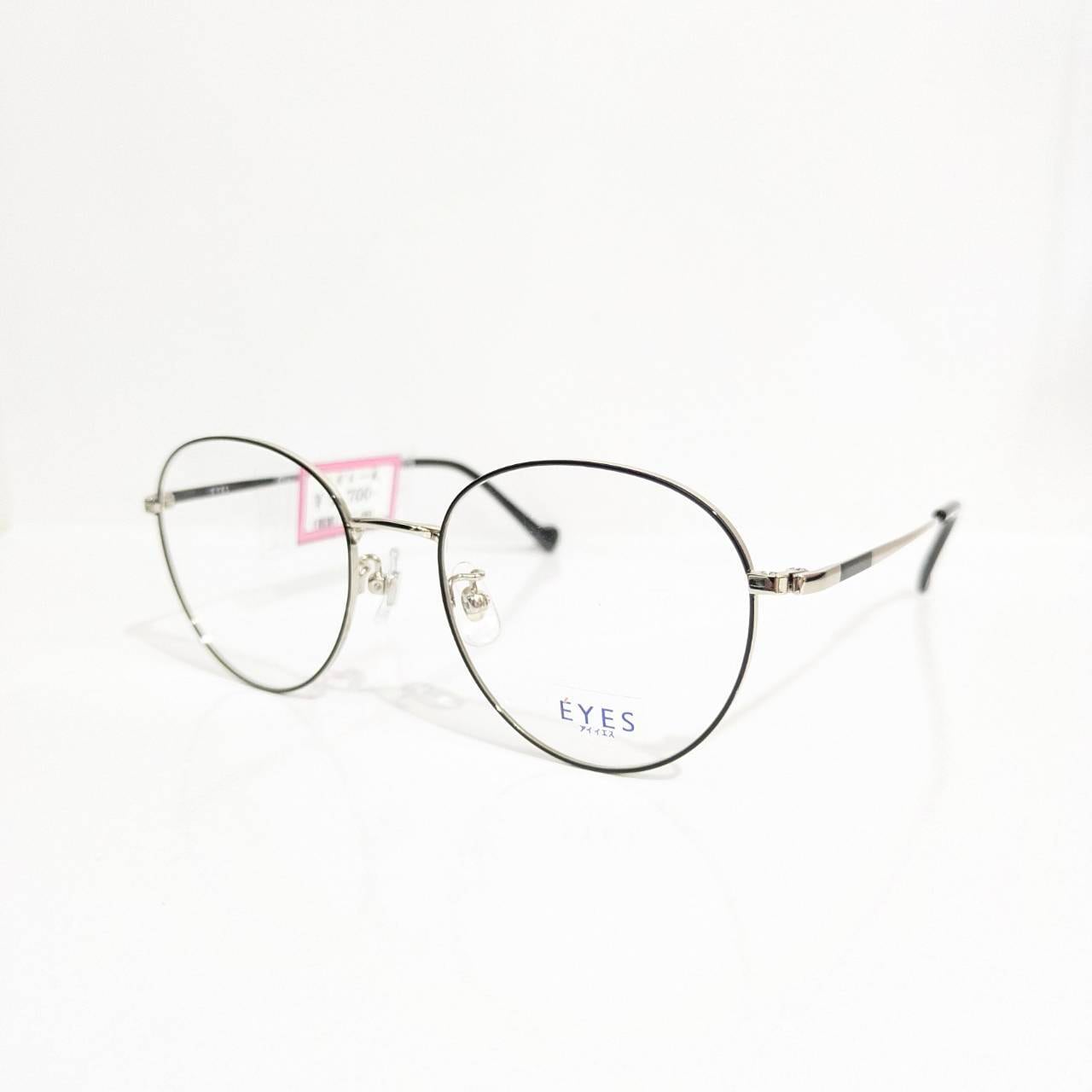 【EYES】ボストンメタルフレーム シルバー・ブラック