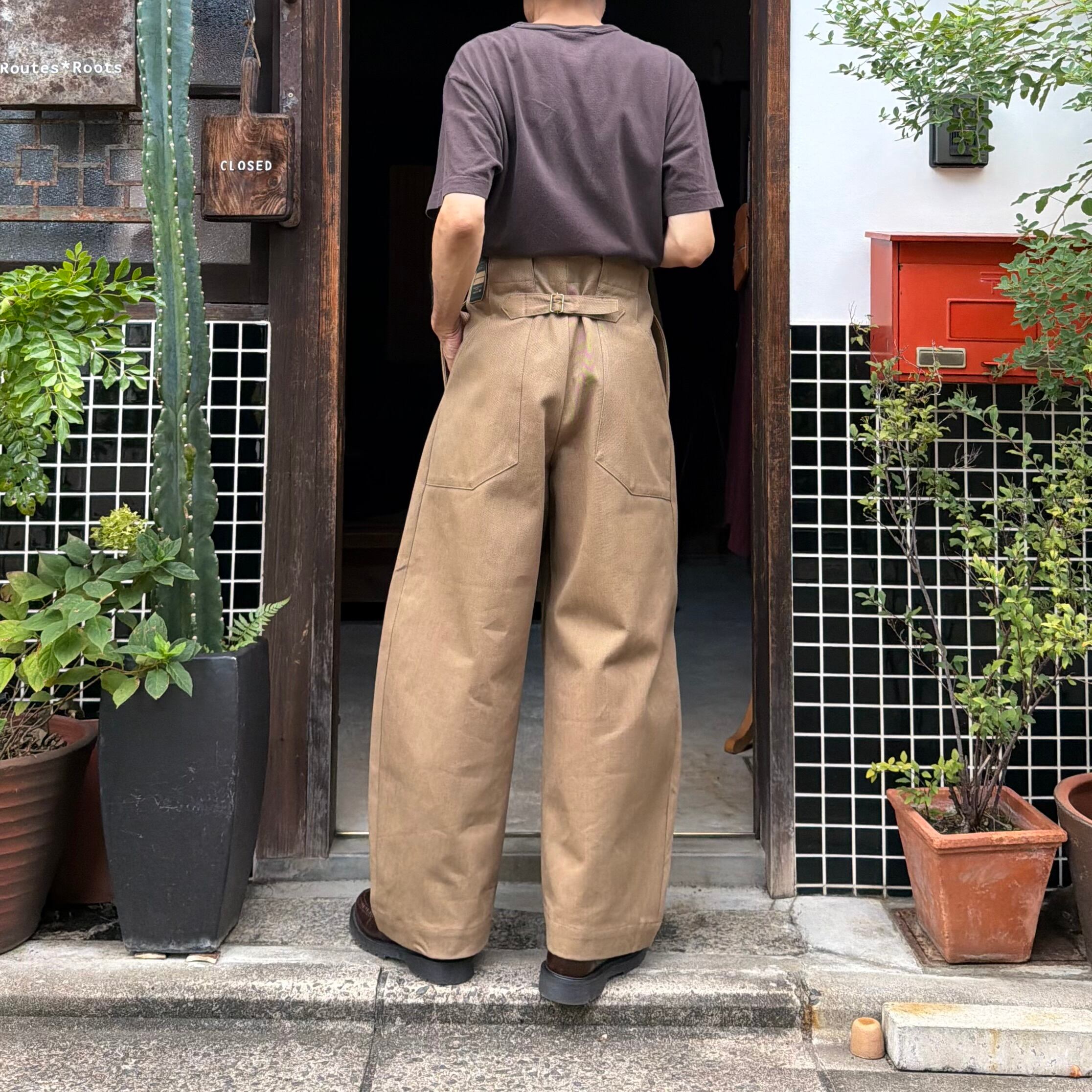 ASEEDONCLOUD アシードンクラウド HW wide trousers ハンドベーカー
