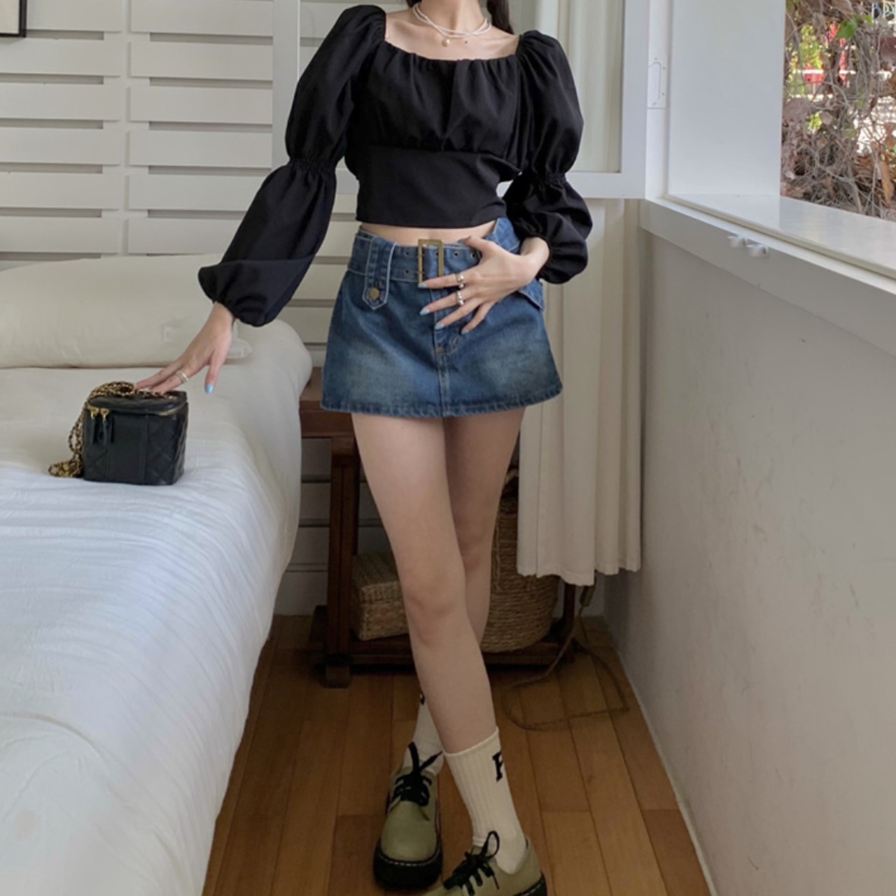 バックリボンブラウス LK773