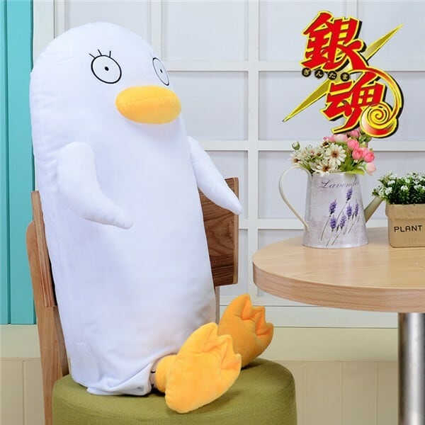 D307 銀魂（ぎんたま）エリザベス 風 ぬいぐるみ 抱き枕 萌え萌え