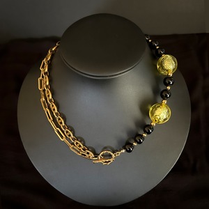 My Time - 2テクスチャーネックレス〈Moon〉