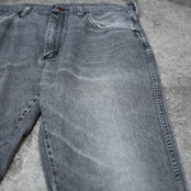 rustler 先染め black denim pants