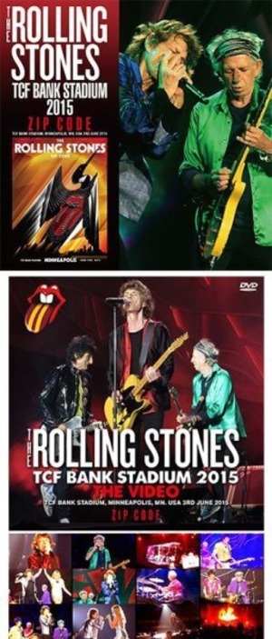 NEW  THE ROLLING STONES   TCF BANK STADIUM 2015  2CDR Free Shipping
