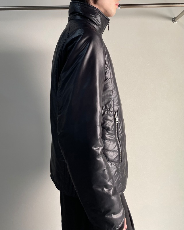 【00s PRADA SPORT】Zip-up biker puff blouson