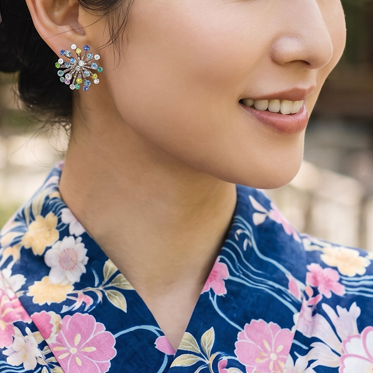 花火ピアス | MAKI NUMOTO (マキ ヌモト) ｜コスチュームジュエリー