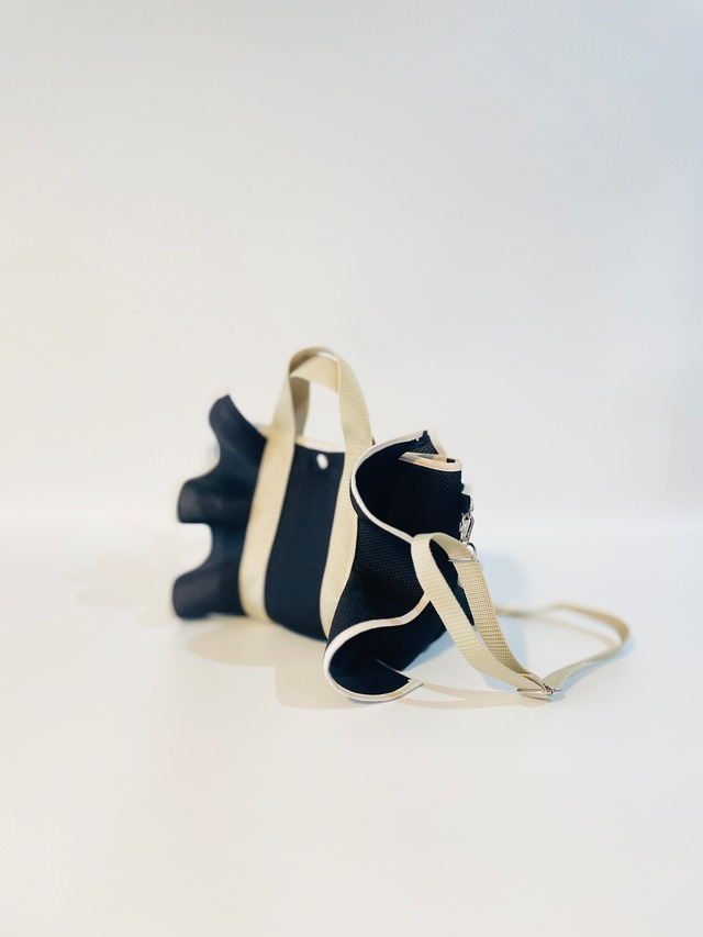 【waffle mesh2wayフリルバッグ】/6B0724