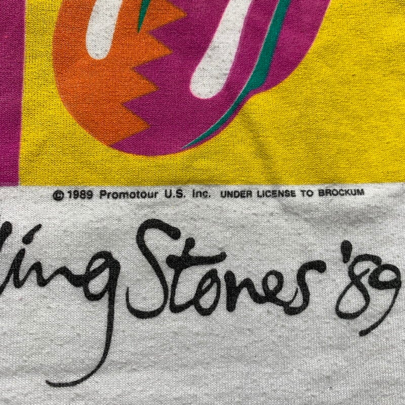 80's The Rolling Stones ローリングストーンズ Steel Wheels North