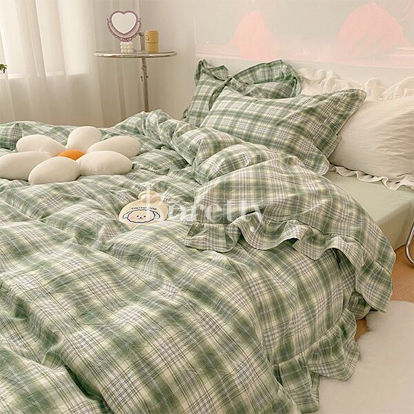 ＜韓国＞prielle デイリーチェック 夏用 寝具セット SS(6色) Amazon｜[XCZYL] 薄い 布団 夏用 掛け布団 シングル 夏ふとん