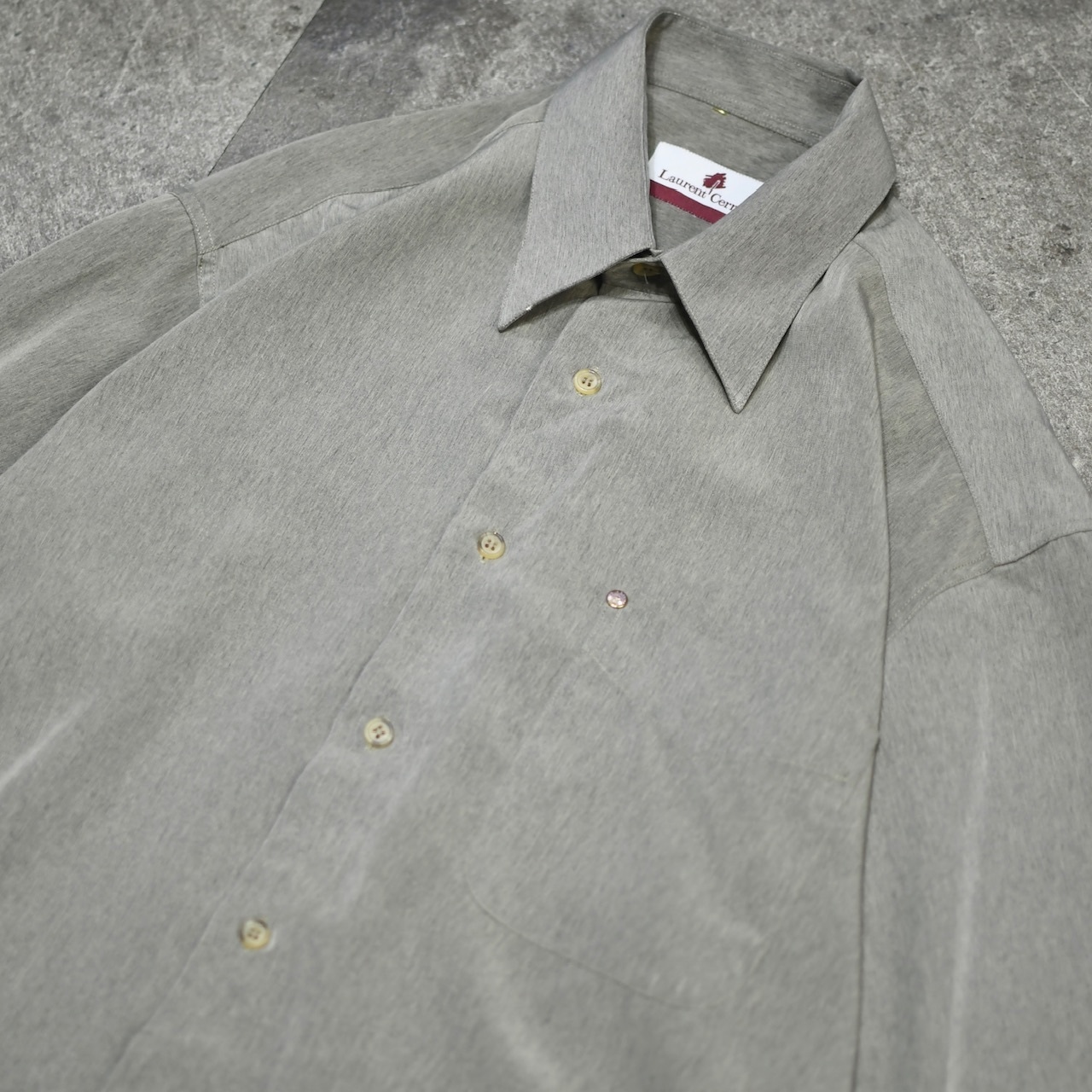 Laurent Cerrer marble dress shirt