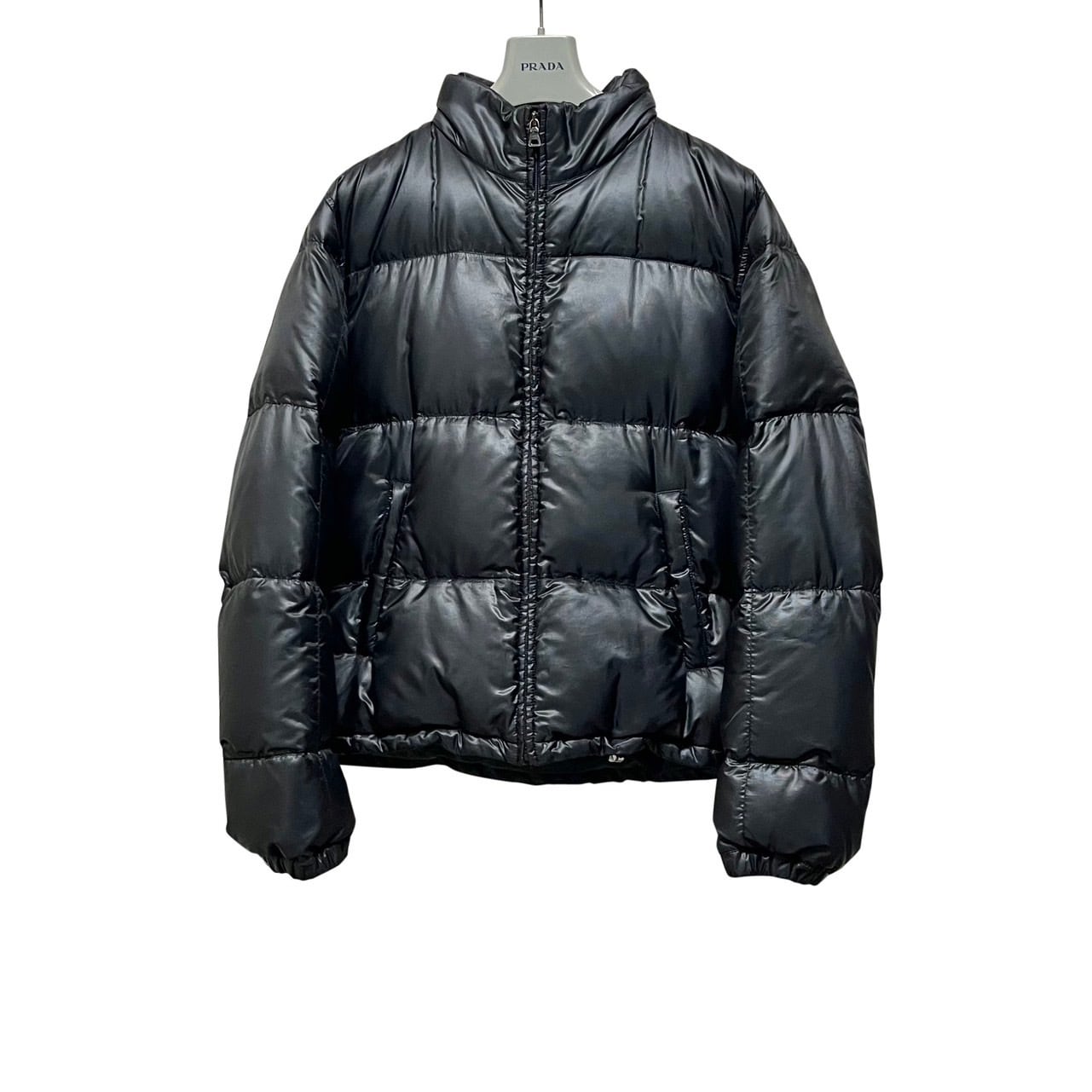 PRADA SPORT black nylon down jacket | NOIR ONLINE powered by BASE