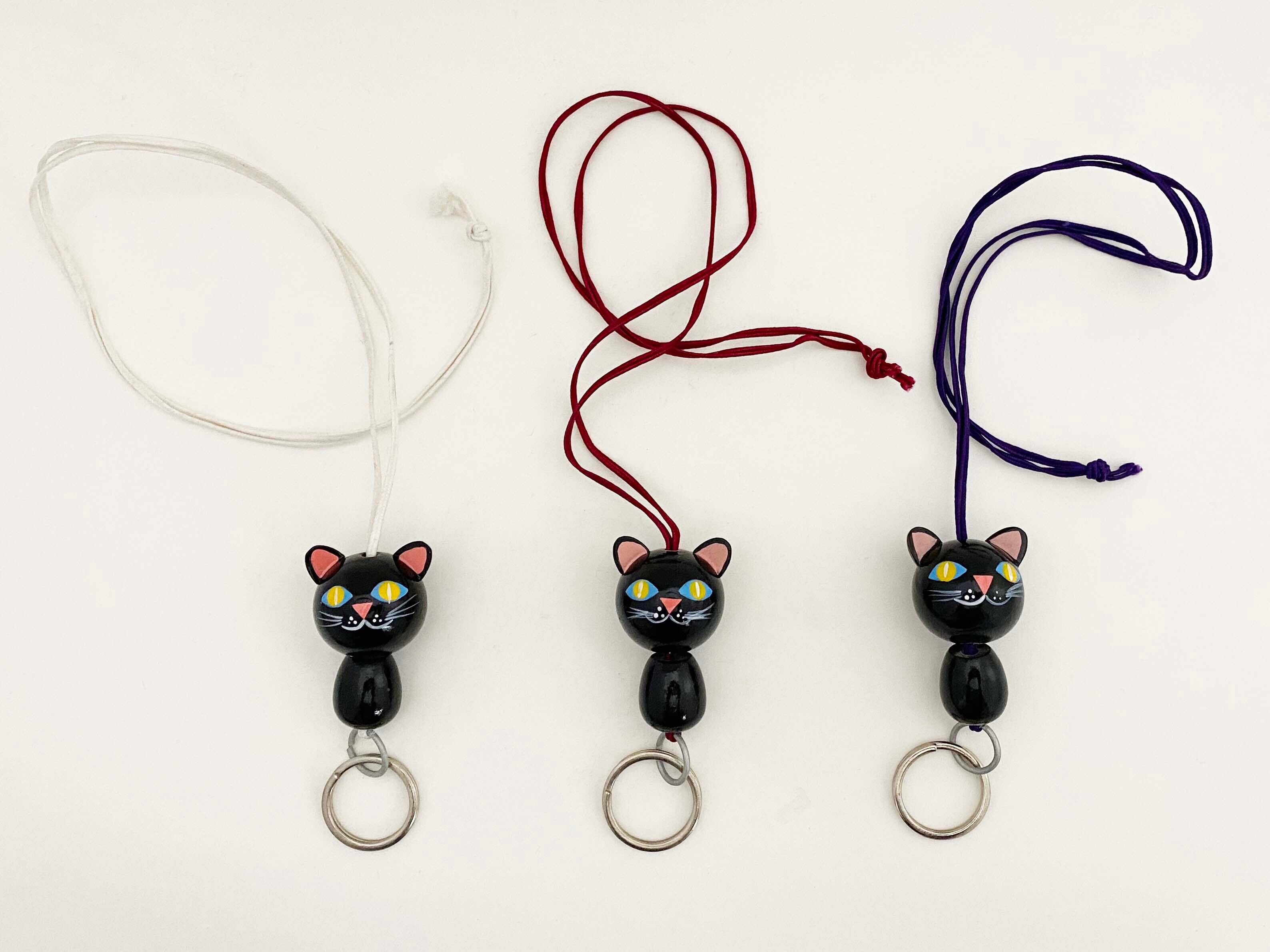 エストニア人形（猫のキーチェーン）