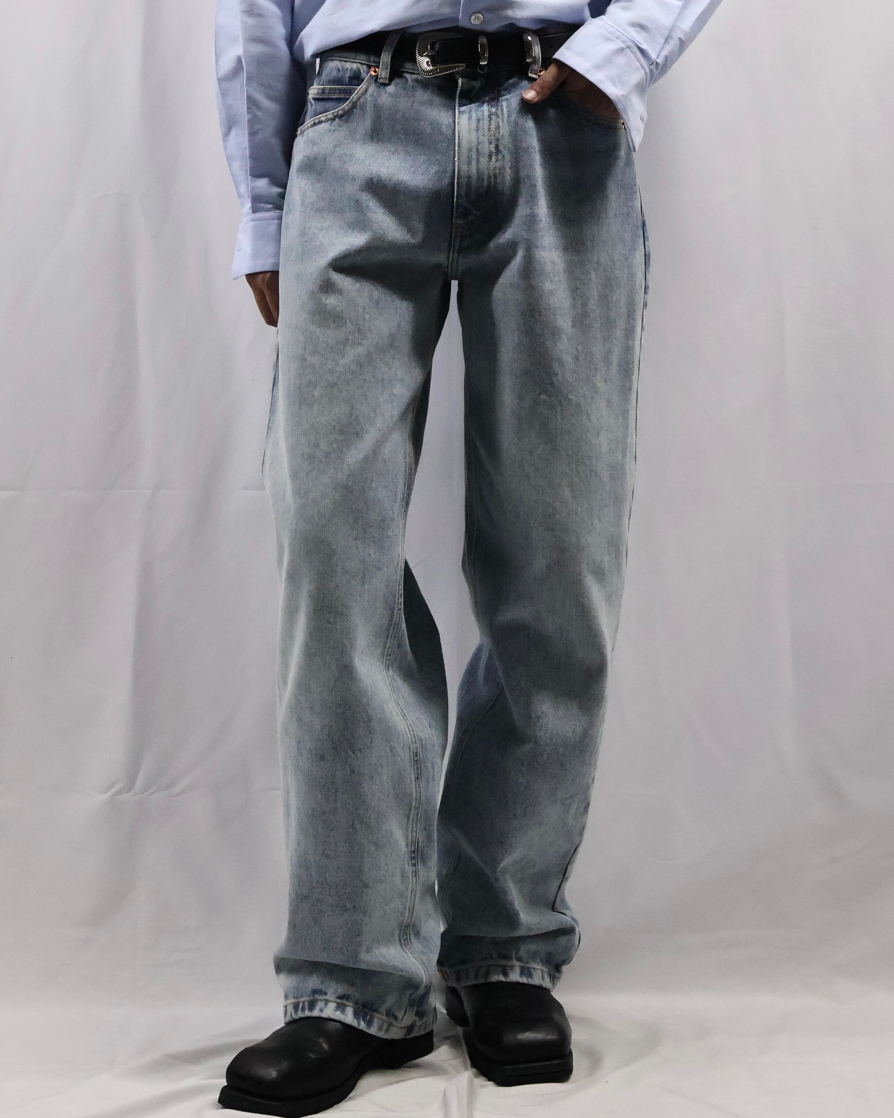 26SS/ROLD SKOV】wide cloud denim | blendmarket