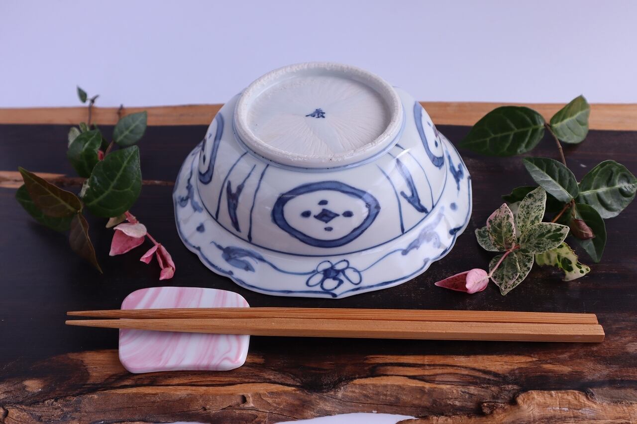 染付芙蓉手岩花文兜鉢 | 陶つちやま