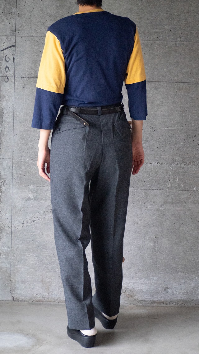 "Track & Court" 1980s Bicolor quarter sleeve tee