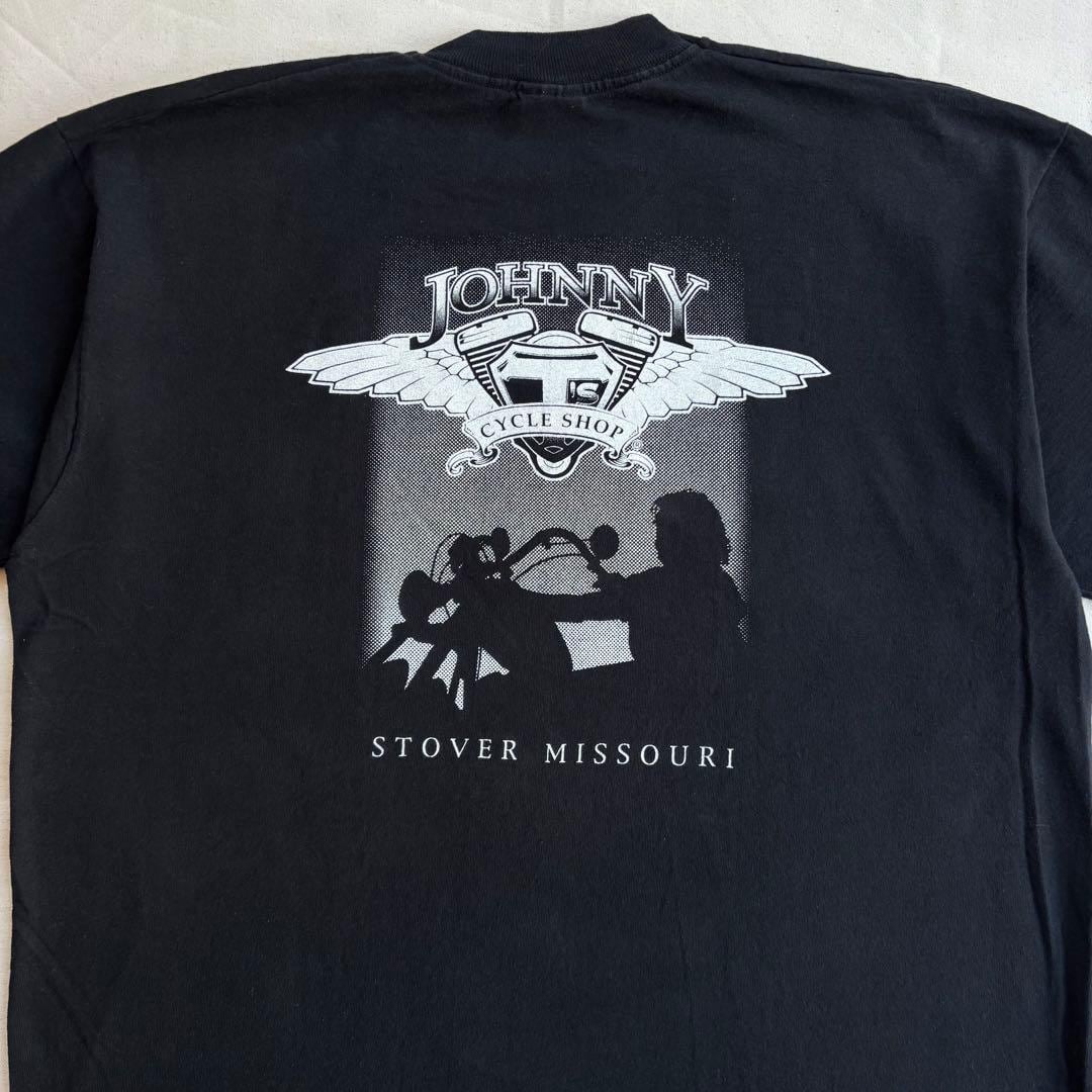 80s HOG BROS Tシャツ L バイカー ハーレー フェード ビンテージ | UC