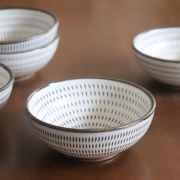 小石原焼 蔵人窯 小鉢 飛び鉋 Koishiwara-yaki Small bowl Tobikanna