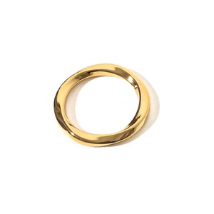 316L Simple Wave Ring GOLD