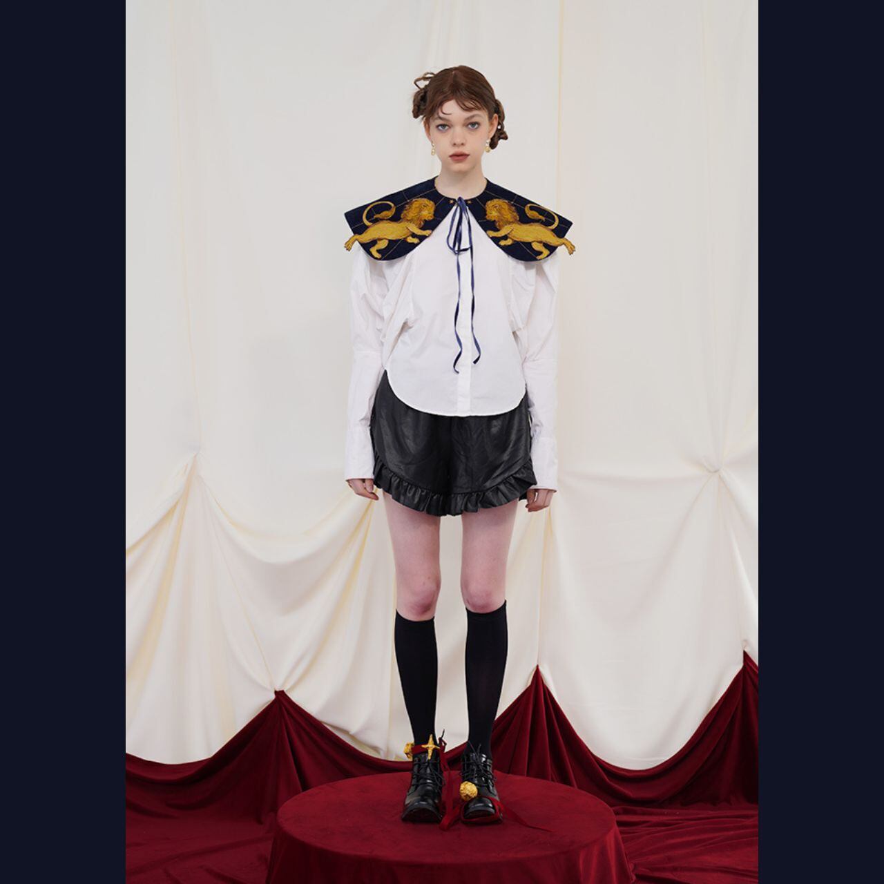 獅子座の輝く夜の空ケープ E00085 | EMMA GRAND