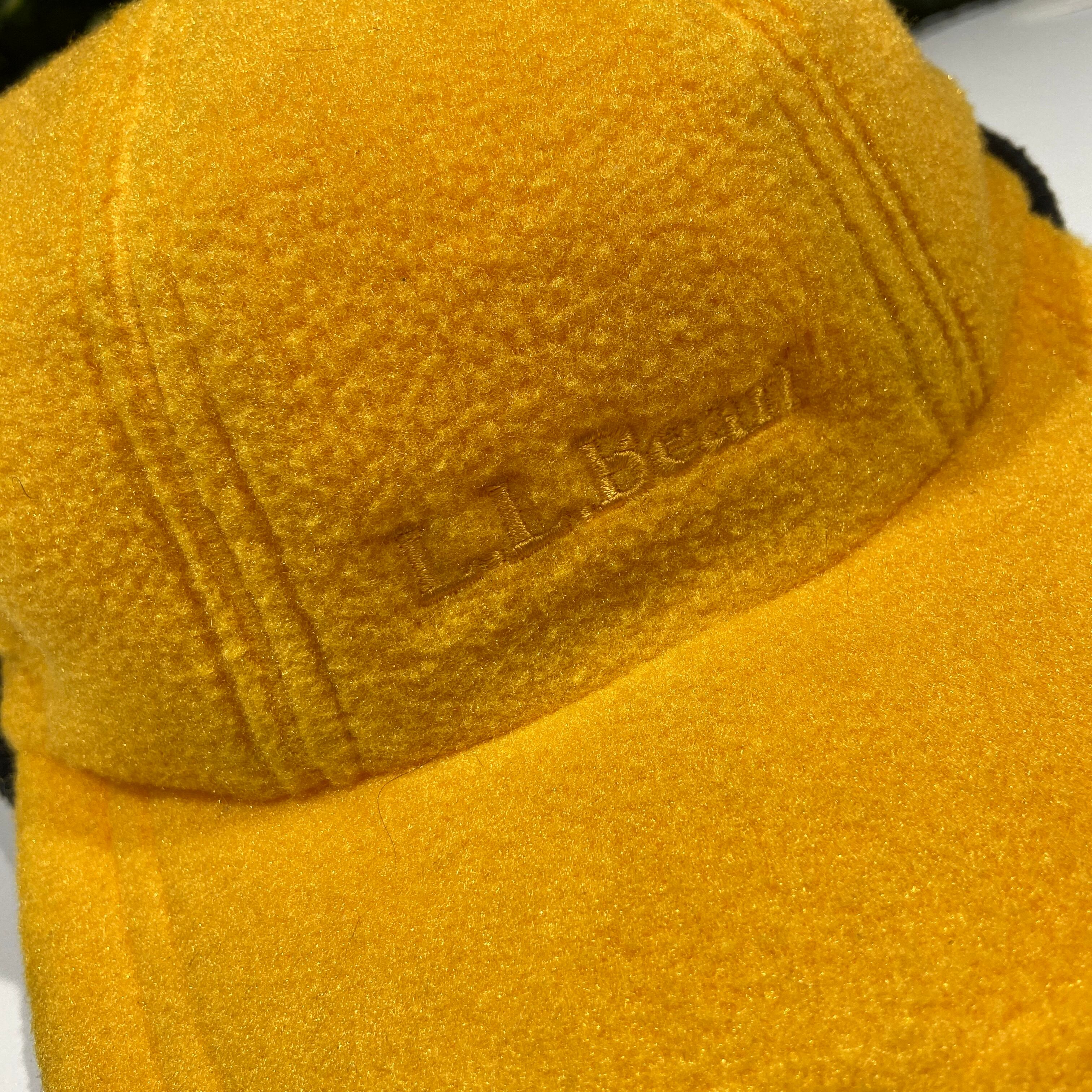 90s USA製 エルエルビーン ポーラテックフリースキャップ 黄 S/M 90s USA製 エルエルビーン ポーラテックフリースキャップ 黄 S/M