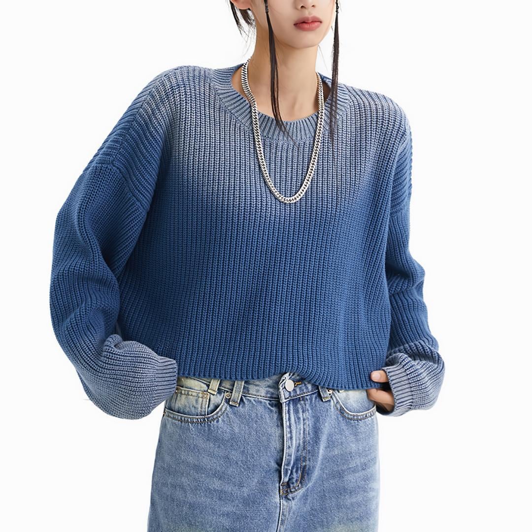 [ SALE ] グラデプレーンドセーター（全２色） / HWG707